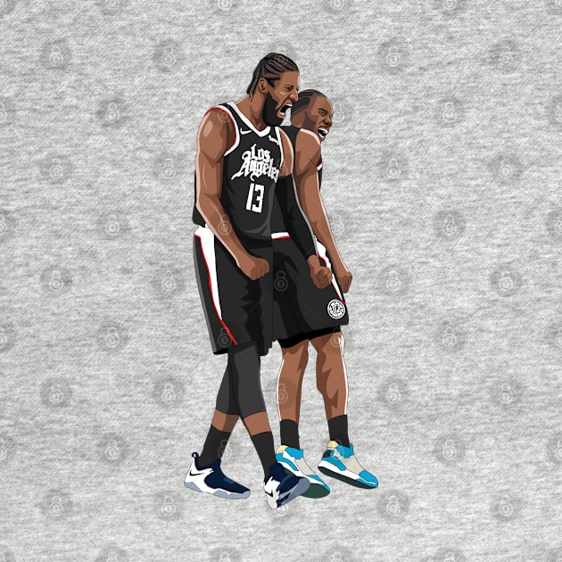 Paul George x Kawhi Leonard by xavierjfong